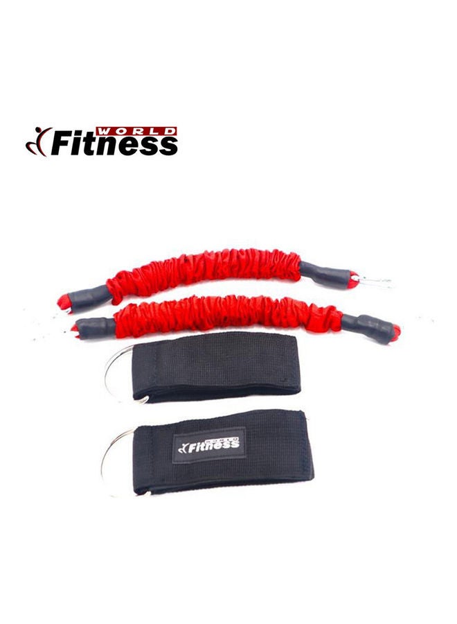 Fitness World Strength Legs Resistance Bands With Ankle Straps One Size - Image 2