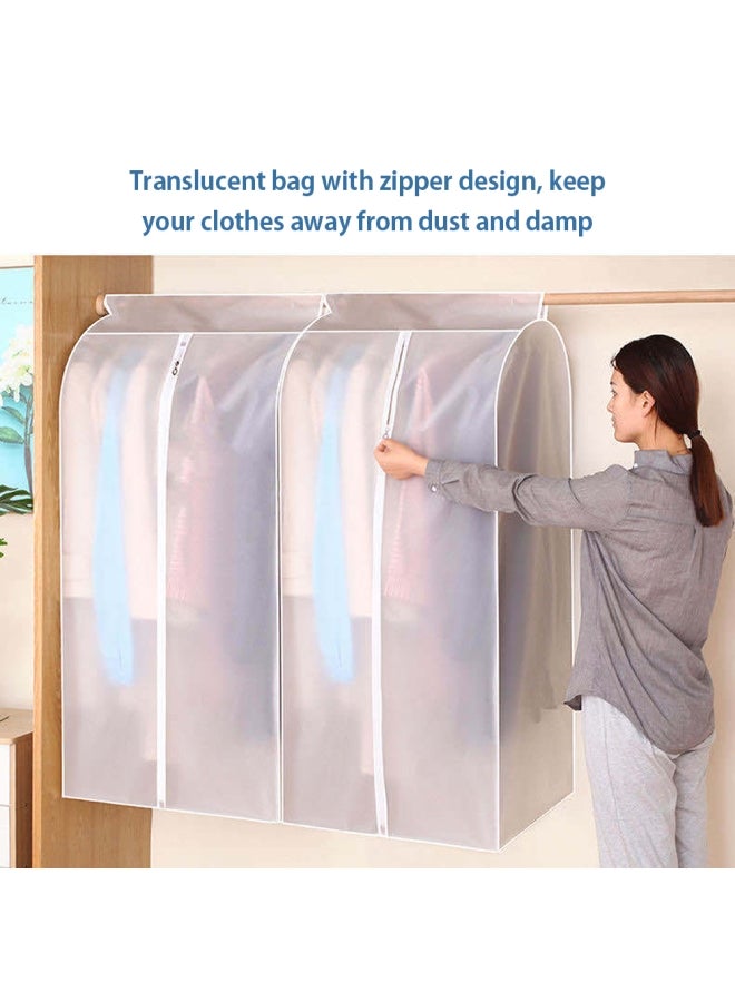 ماركة غير محددة - أكياس ملابس معلقة بتصميم سحاب شفاف - Image 1