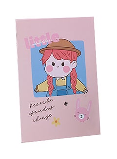 Little Girl Print Foldable Table Mirror Pink