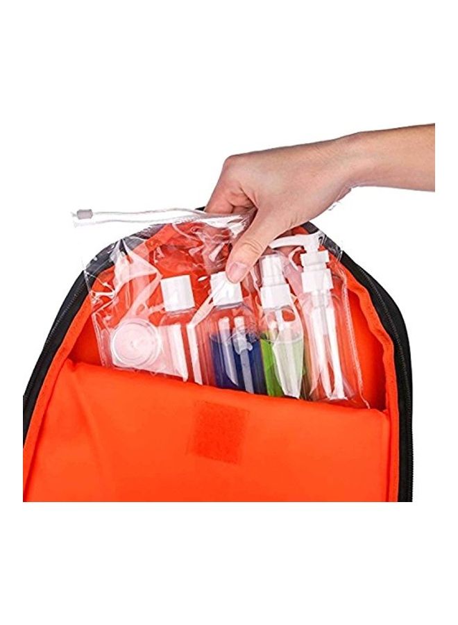 EMNDR 9-Pack Portable Empty Bottles Kit for Makeup Cosmetic Clear - Image 4