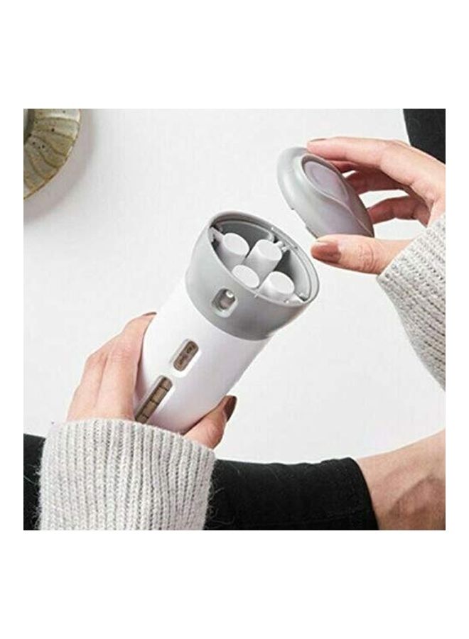MOHANKHEDA Multifunction 4-in-1 Travel Dispenser Bottle Set for Make-Up White/Grey - Image 4