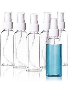 STORE77 6-Piece Refillable Spray Bottles for Makeup Clear/White  - Image 1