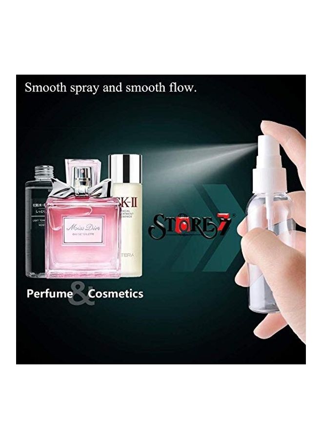 STORE77 6-Piece Refillable Spray Bottles for Makeup Clear/White  - Image 4