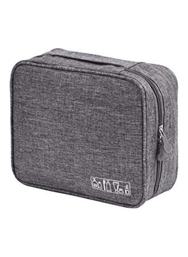 EZLOOT Multi-Functional Travel Cosmetic Makeup Handbag Grey  - Image 1