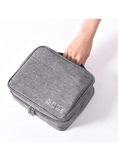 EZLOOT Multi-Functional Travel Cosmetic Makeup Handbag Grey  - Image 4