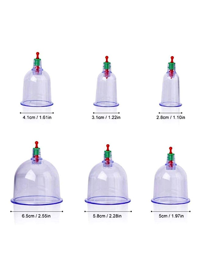 Generic Vacuum Cupping Therapy Hijama Set Multicolour  - Image 3