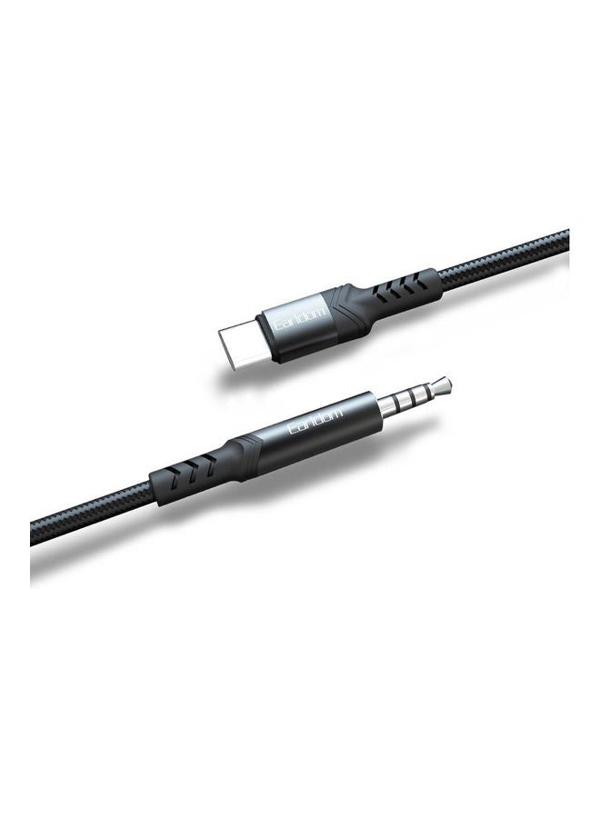 أيرلدوم كابل Type C Aux أسود - Image 2