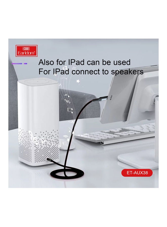 أيرلدوم كابل Type C Aux أسود - Image 4