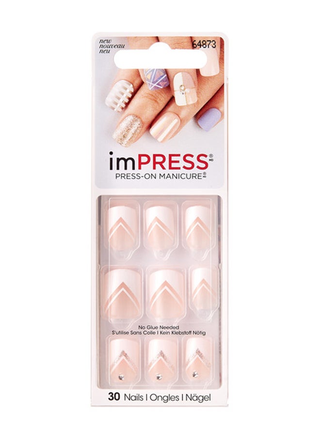 كيس إمبريس طقم طلاء أظافر بي واي إمبريس بوب ستار مكون من 30 قطعة أبيض/بيج - Image 1