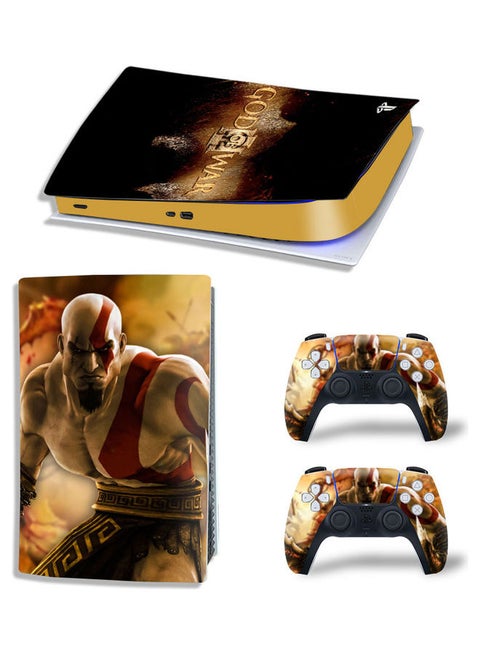 Printed Gaming Console and Controller Sticker Set For PS5 Digital Edition