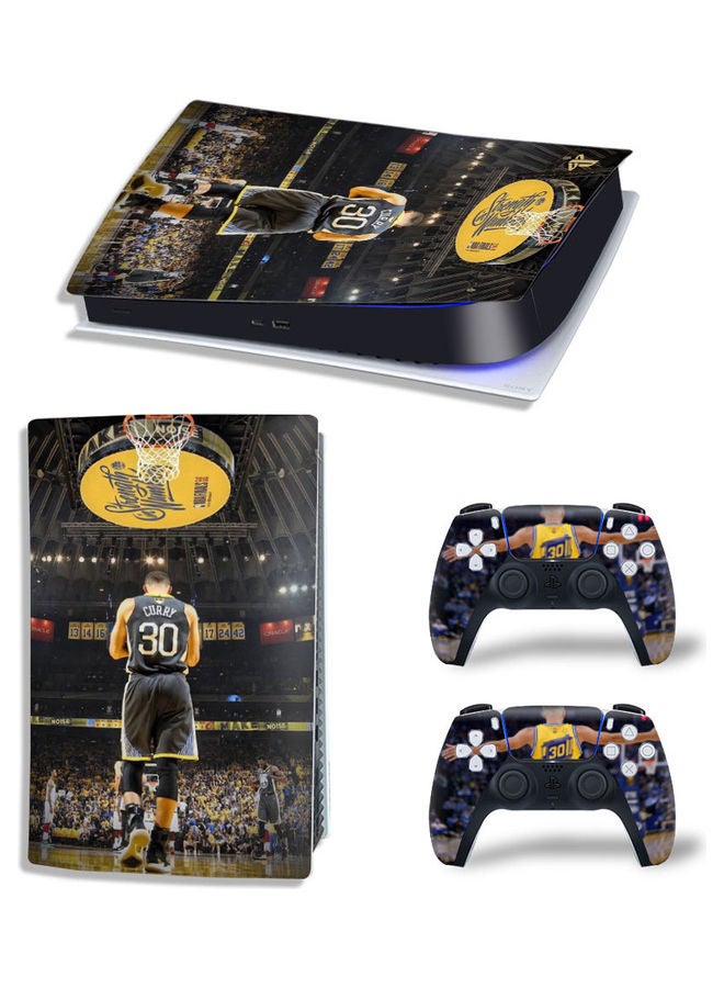 Rock Pow Printed Gaming Console and Controller Sticker Set For PS5 Digital Edition  - Image 1