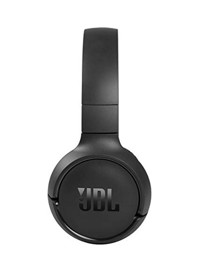 Wireless On-Ear Headphones With Purebass Sound Black