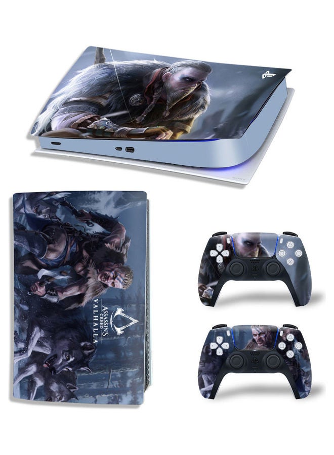 روك بو طقم ملصقات مطبوع لجهاز الألعاب وذراع التحكم لجهاز بلاي ستيشن 5 الإصدار الرقمي - Image 1