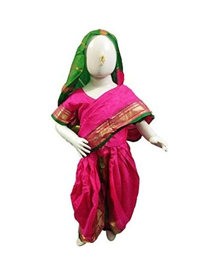 Generic Maharashtrian Marathi Kasta Sari Lavani Dance Costume