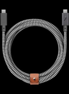 Native Union Belt Pro USB-C Charging Cable White/Black  - Image 1