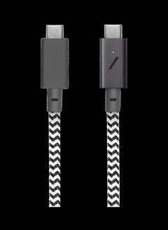 Native Union Belt Pro USB-C Charging Cable White/Black  - Image 2