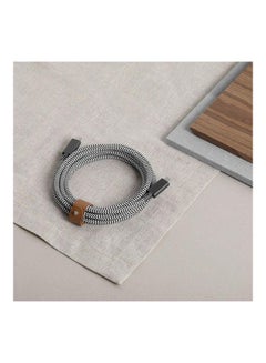 Native Union Belt Pro USB-C Charging Cable White/Black  - Image 3