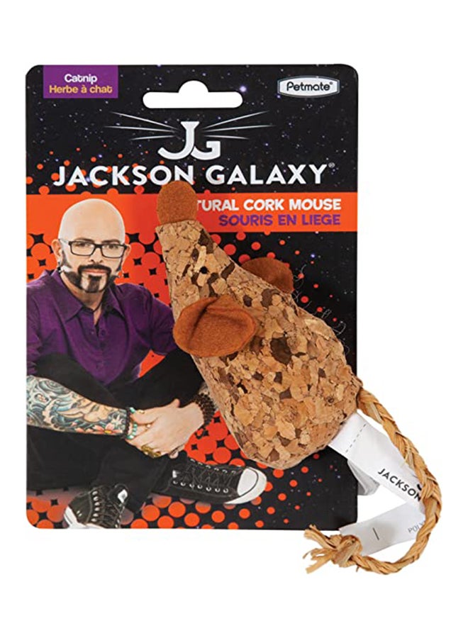 Pet Mate Jackson Galaxy Natural Cork Mouse Black 12grams 