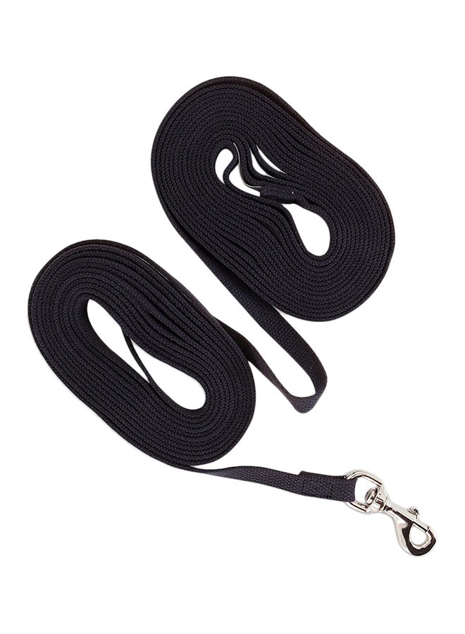 Pet Mate Aspen Pet Cotton Training Lead Black 