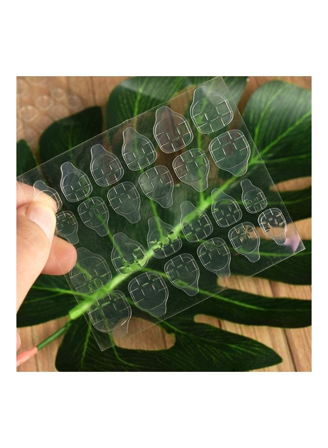 MissTiara 240-Piece 10 Sheet Adhesive Tapes Nail Art DIY Sticker Clear  - Image 2