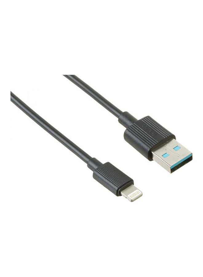 Celebrat CB09i Lightning Charging Data Transfer Cable, Black 