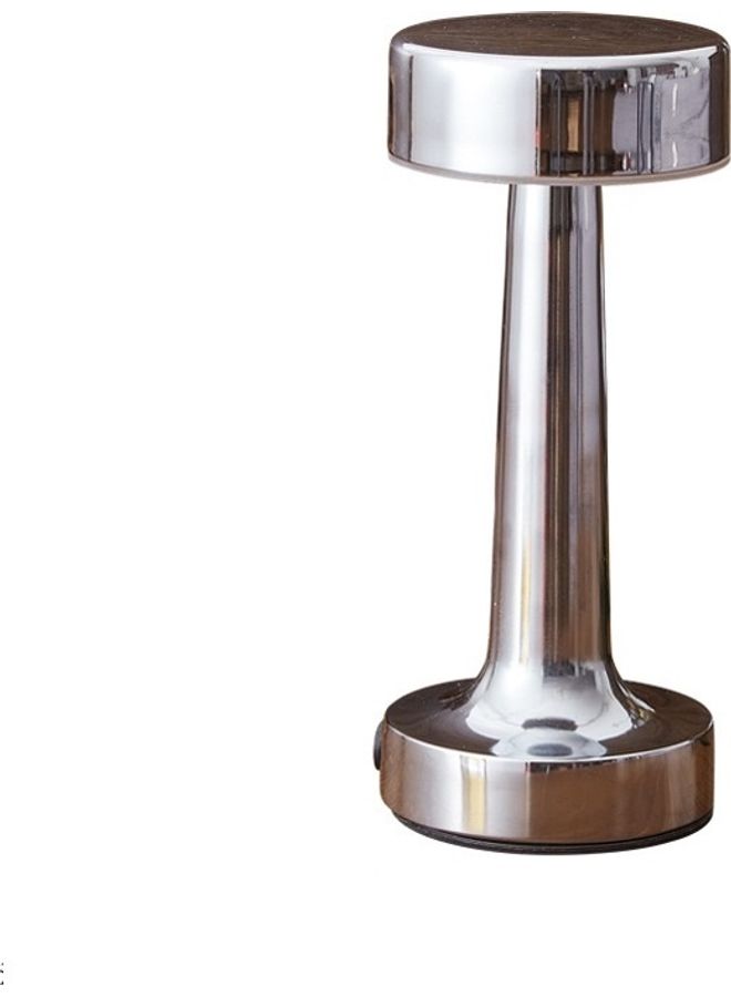 مصباح طاولة LED للزينة فضي - Image 1