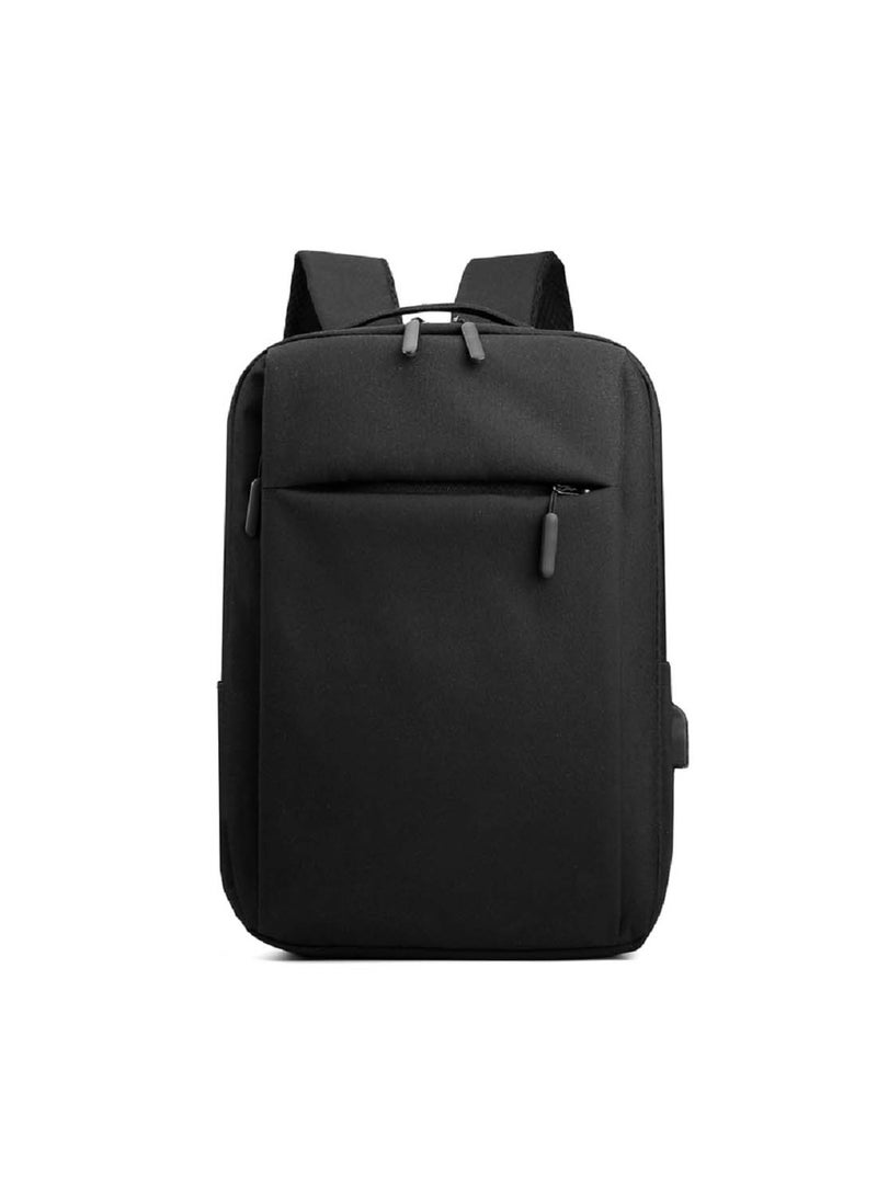 Casual Simple Backpack Black  - Image 1