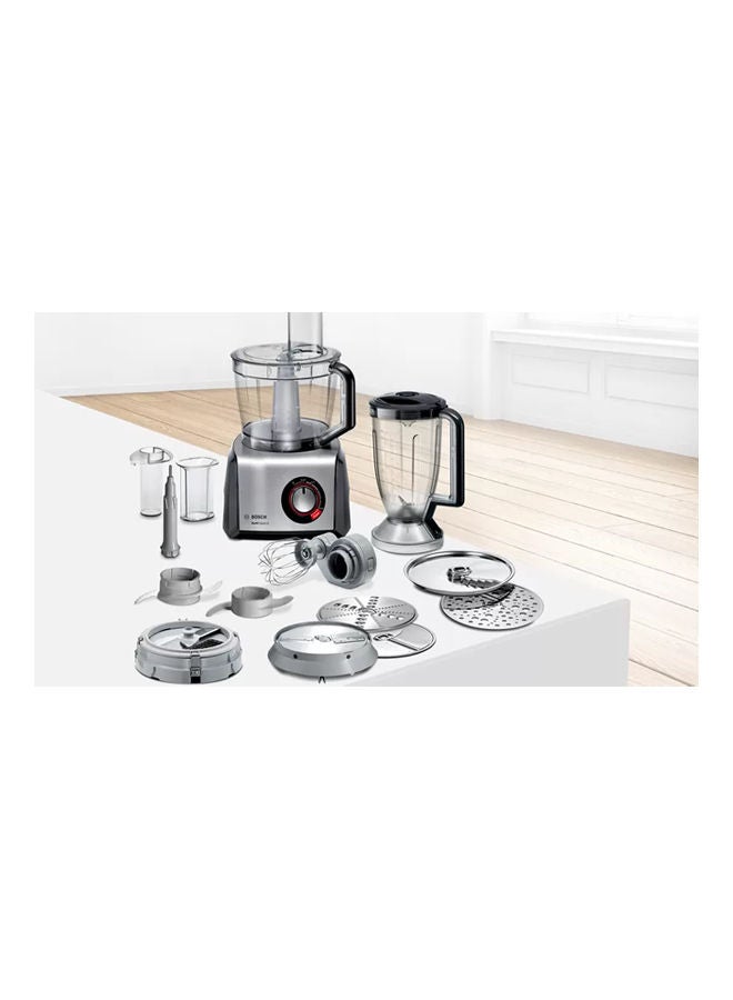 Food processor, MultiTalent 3 Plus, Black, Brushed Stainless Steel 2.3 L 900 W MCM3PM386 Black - v1628071735/N49661338A_2