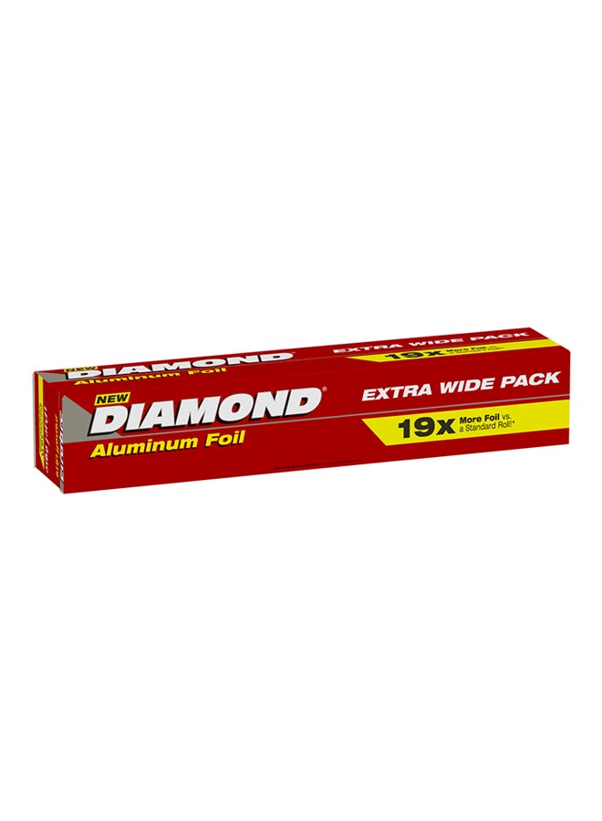 Diamond - Foil Extra Wide Silver 100meter - Image 1