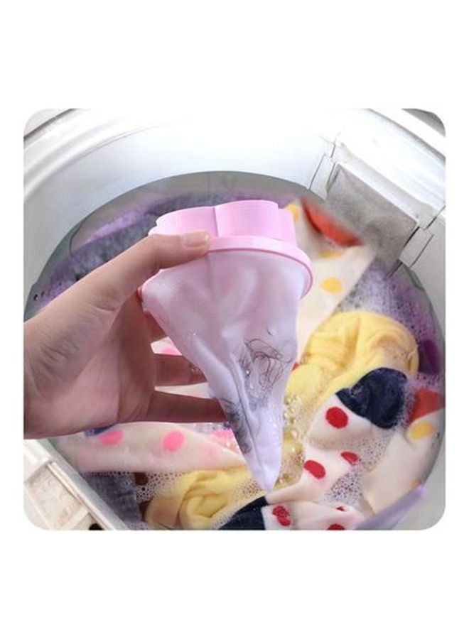 5 قطع من أكياس فلتر شبكية من الصوف لإزالة الشعر لون وردي - Image 2