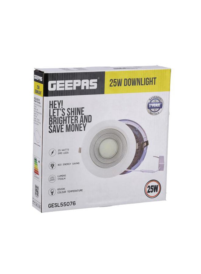 GEEPAS Round Slim Celing LED Light White  - Image 5