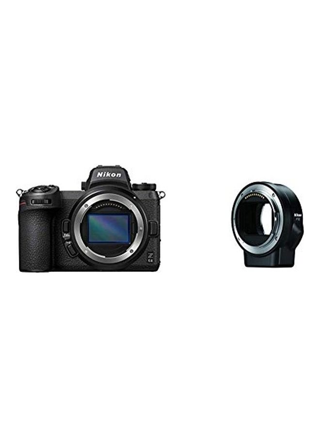 نيكون - هيكل كاميرا رقمية من دون مرآة Z 6II بعدسة FX مع محول تثبيت FTZ - Image 1