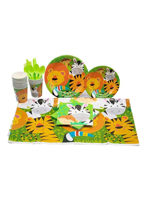 113-Piece Animal Pattern Tableware Set Supplies