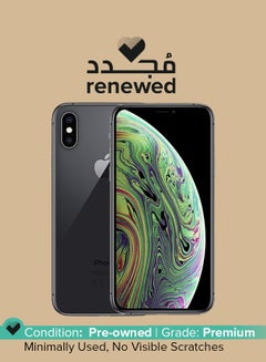 Renewed - iPhone XS 64GB Space Gray 4G With Facetime - Middle East Version