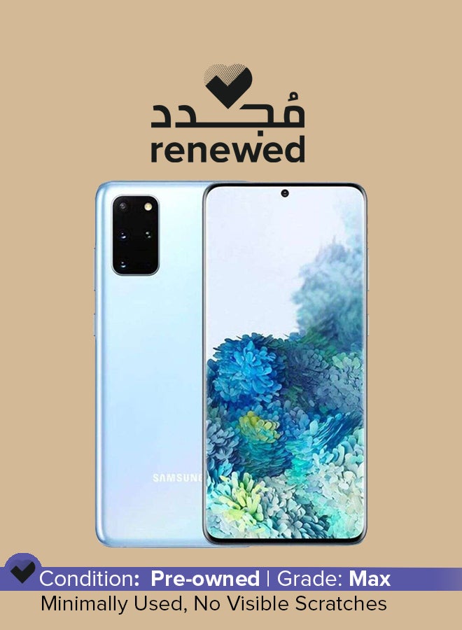 Samsung Renewed - Galaxy S20 Plus Dual SIM Cloud Blue 12GB RAM 128GB 5G - International Version - Image 1