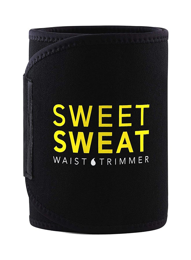 Sweet Sweat - Sweet Sweat Waist Trimmer for Women and Men Black /yellow Medium Medium - Image 1