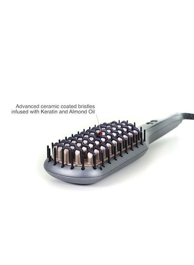 REMINGTON - Keratin Protect Straightening Brush Grey - Image 1