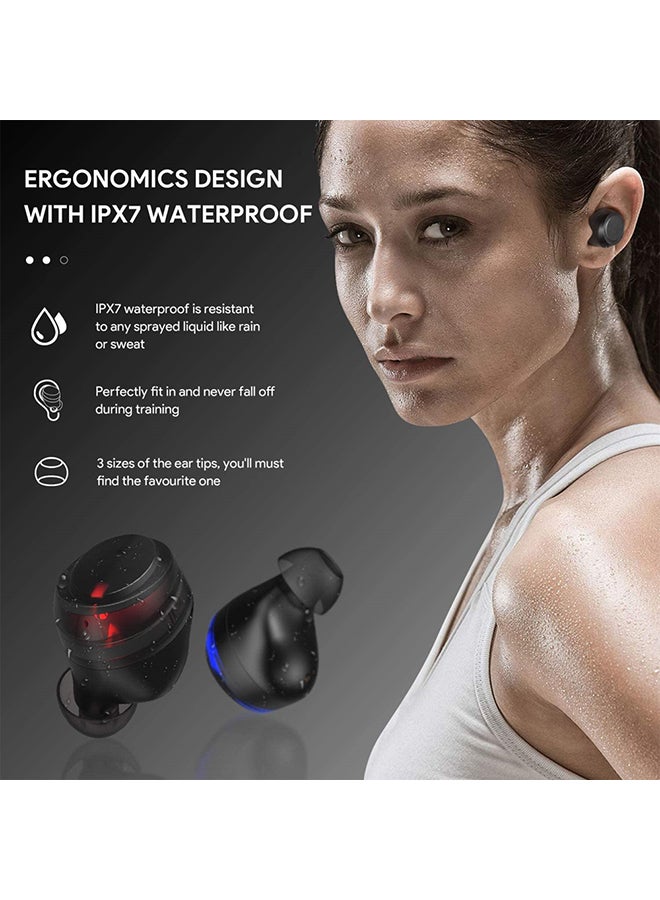 vankyo - Bluetooth Wireless LED Display Earbuds Black - Image 1
