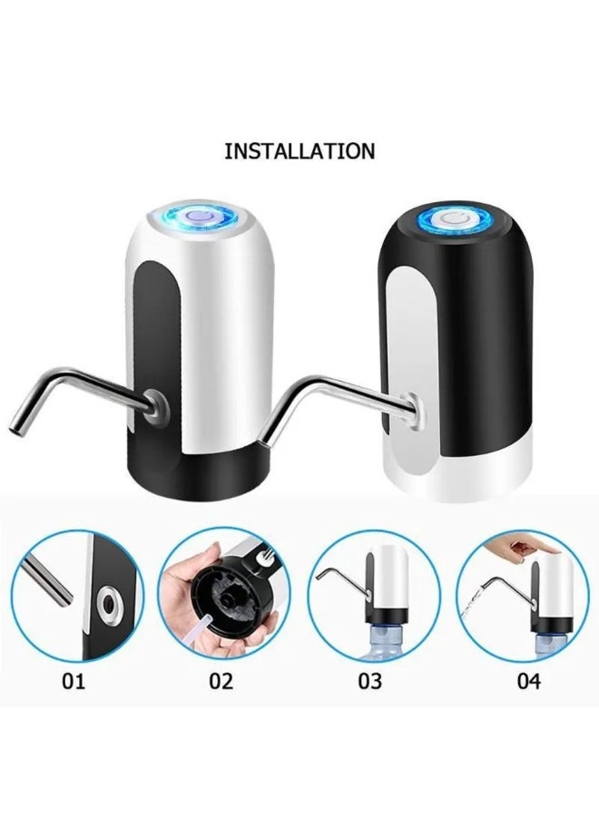 مضخة ماء كهربائية بمنفذ USB للشحن S0-1580 أبيض  - Image 3