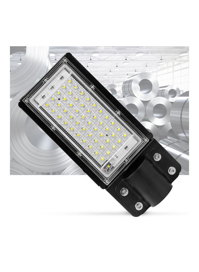 Generic 50W Street Light with Mounting Bracket Black/White  - Image 4