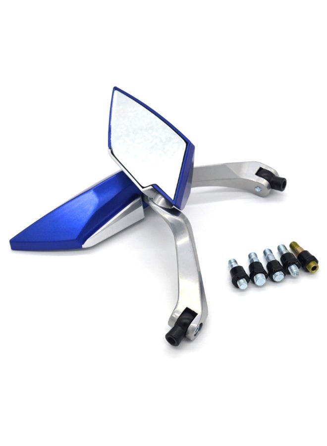 Generic 2-Piece Universal Motorcycle Scooter Side Rear View Mirrors 