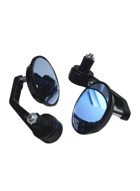 1 Pair Universal Motorcycle Round Shape Side Mirror