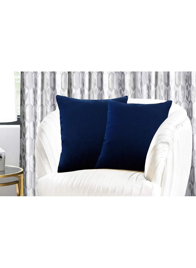 PENHALIGON'S 5-Piece Velvet Decorative Filled Cushion Blue  - Image 3