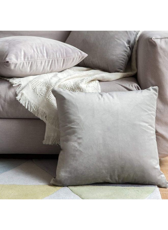 PENHALIGON'S 3-Piece Velvet Decorative Filled Cushion Grey  - Image 2