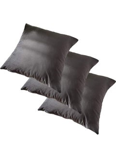PENHALIGON'S 3-Piece Velvet Decorative Filled Cushion Grey  - Image 1
