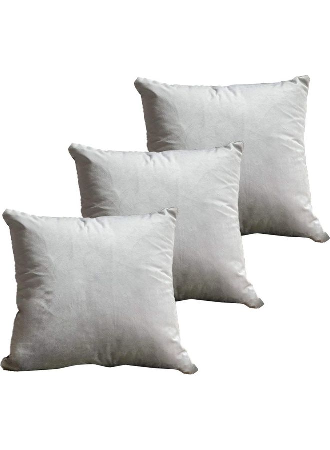 PENHALIGON'S 3-Piece Velvet Decorative Filled Cushion Grey  - Image 1