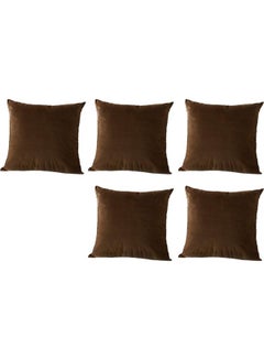 PENHALIGON'S 5-Piece Velvet Decorative Cushion Brown  - Image 1
