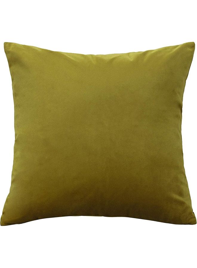 PENHALIGON'S 1-Piece Velvet Decorative Filled Cushion Green - Image 1