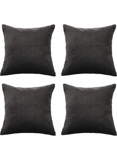 PENHALIGON'S 4-Piece Velvet Decorative Cushion Dark Grey 
