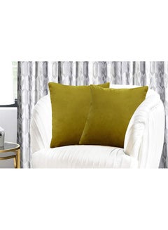 PENHALIGON'S 3-Piece Velvet Decorative Cushion Green  - Image 3